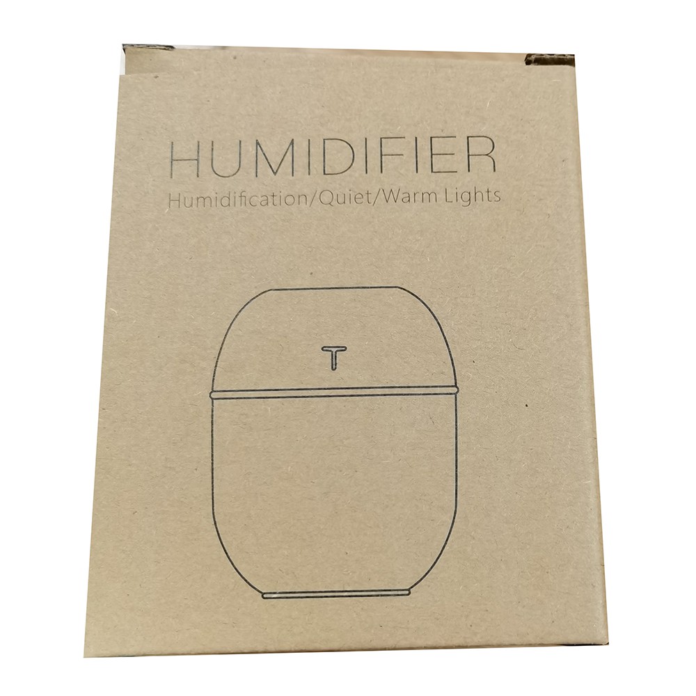 Vinkkatory Mini Air Humidifier Aromatherapy Oil Diffuser LED Light 220ml - WWA187 - White