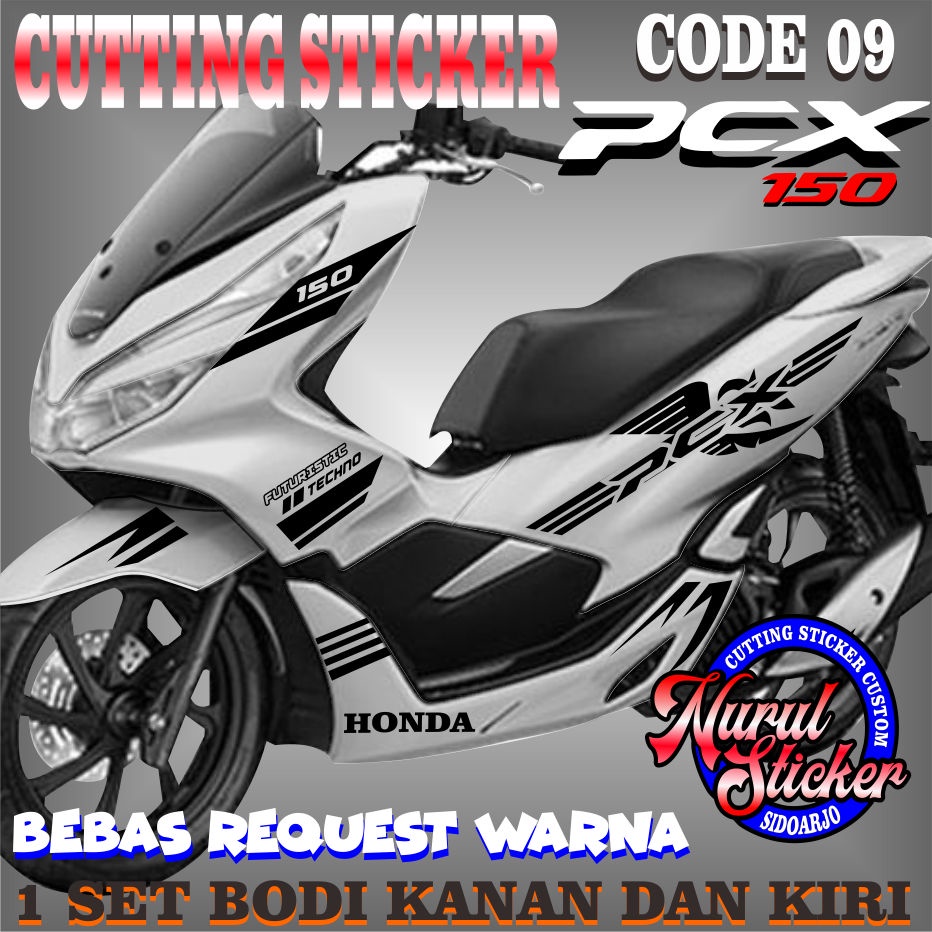 sticker pcx,cuttting sticker pcx,sticker motor pcx 150