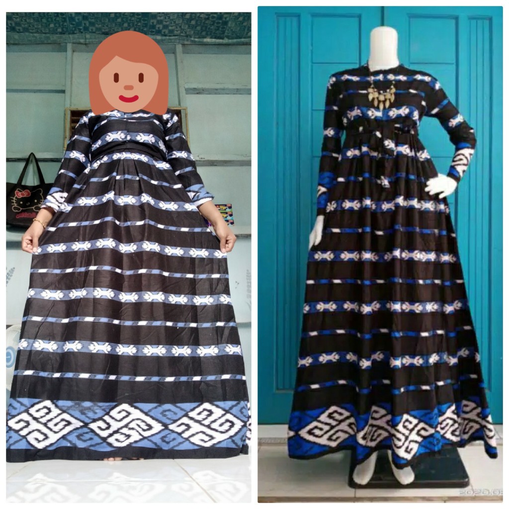 Gamis Batik Manggar Padi Sekar Cantik Kubis Kipas Daun Kupu Nadine Gendis Kawung Termurah