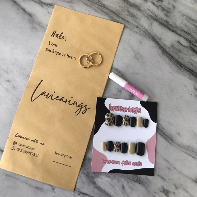 KUKU PALSU FAKE NAILS MURAH MEDAN