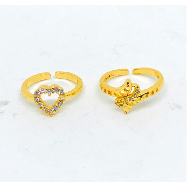 Cincin anak lapis emas cincin xuping cincin yaxiya