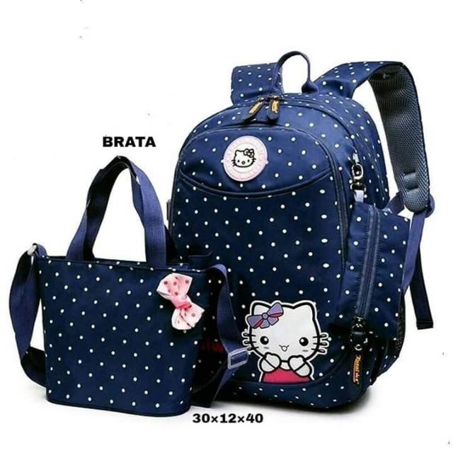 ARMELIA SHOP - TAS RANSEL ANAK_KOREAN HELLO KITTY STYLE TERLARIS_TAS ANAK_ TAS SEKOLAH