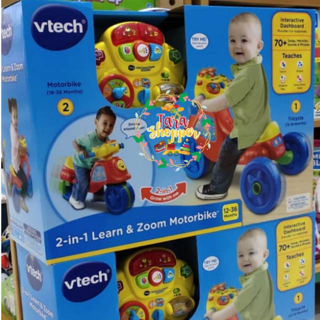 vtech 2 in 1 learn and zoom motorbike