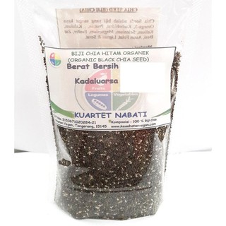 

ENAK Chia seed Black Organik 500 gram (biji chia) TERLEZAT