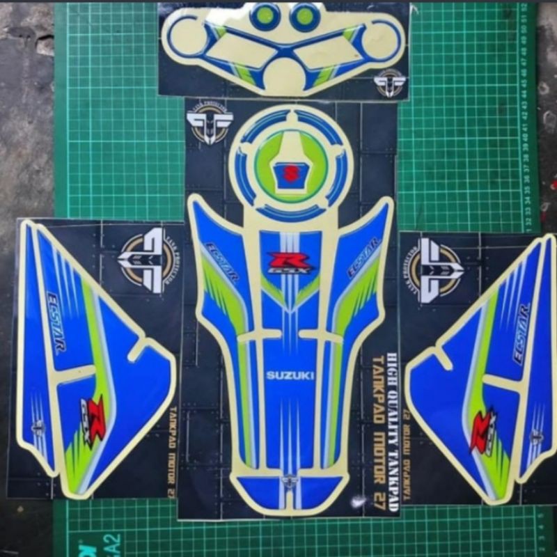 Sticker Tankpad Resin Timbul Untuk Suzuki GSX R 150