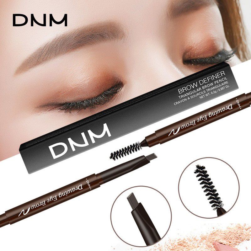 [Coklat/Hitam/Coklat Gelap/Abu Gelap] DNM Eyebrow Definer / Pensil Alis Murah / Drawing Eyebrow