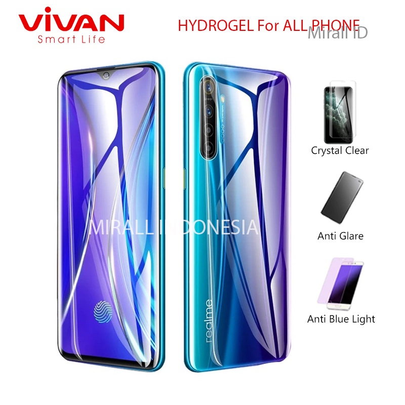 VIVAN Anti Gores Hydrogel REALME X50 PRO 5G Clear / Anti Glare Matte