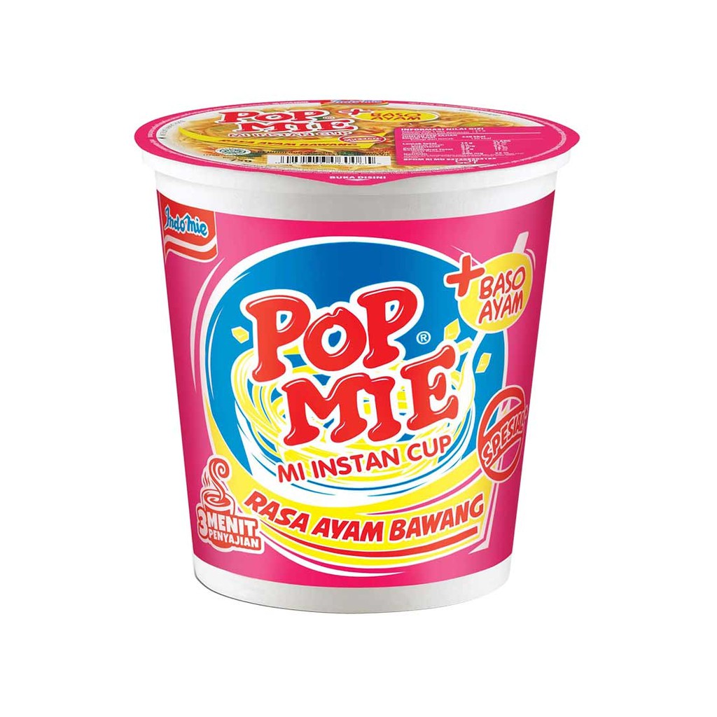 

Pop Mie Mi Instan Ayam Bawang 75G