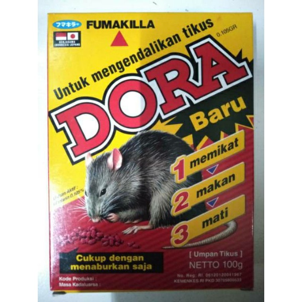Fumakilla - 100gr Dora Racun Tikus Ampuh