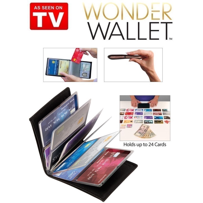 

CODE5S0X- Wonder Wallet RFID Blocker 24 Card Holder - Dompet Kartu Serbaguna