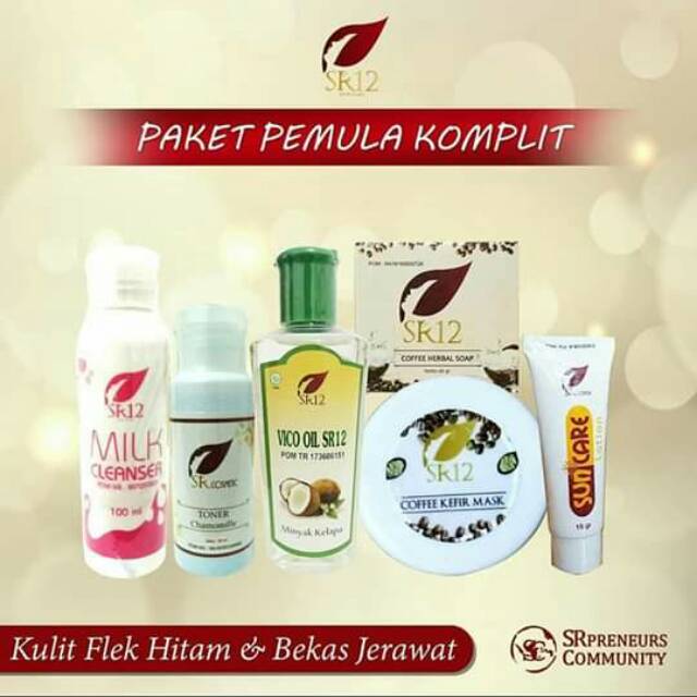 

Sr12 skincare untuk kulit ber flek hitam