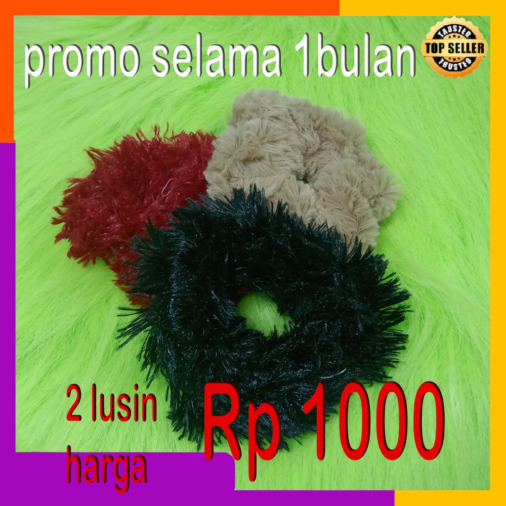 Scrunchie ikat rambut cepol termurah best seller