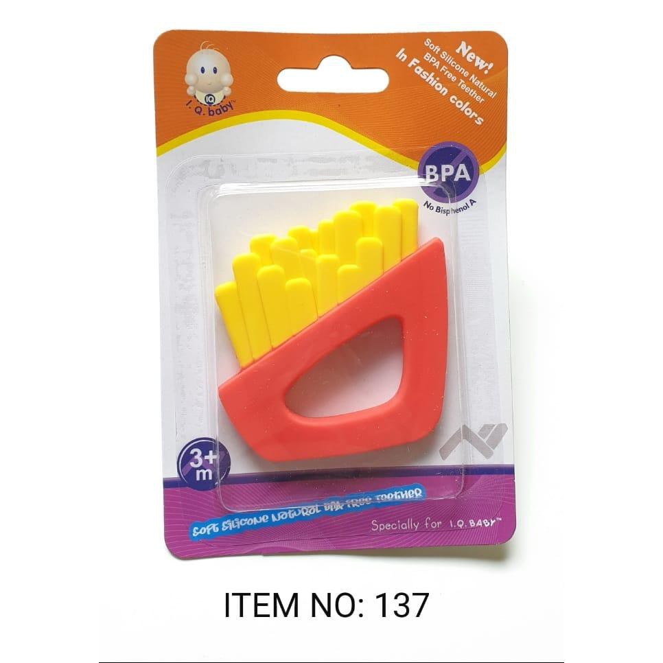 IQ BABY Silicon Teether / Gigitan Bayi (IQ-137)
