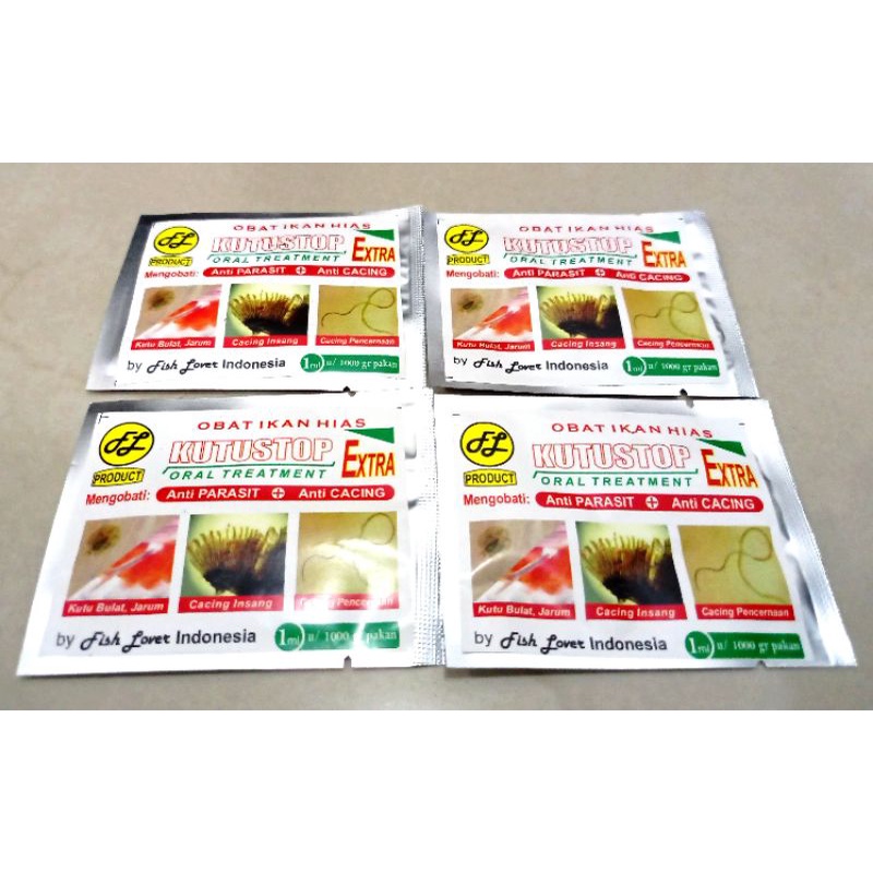 OBAT IKAN ANTI KUTU PARASIT FISH LOVER KUTUSTOP EXTRA