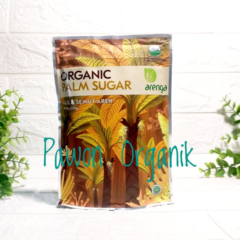 ORGANIC Arenga Sugar Palm Sugar 225g Gula Aren Organik Gula Semut Bubuk By Diva