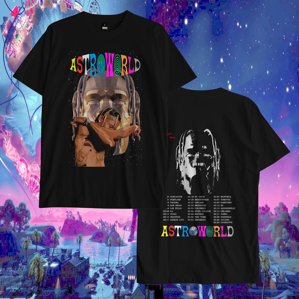 Travis Scott Rap Tee Astroworld Tour