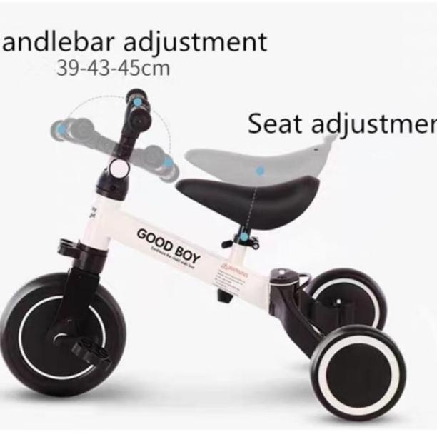 Good Boy Girl Mini Balance Bike 3 IN 1 Tricycle Sepeda Anak