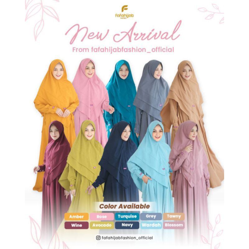 OPEN PO ALENA GAMIS SYARI /GAMIS TERBARU BY FAFA HIJAB FASHION