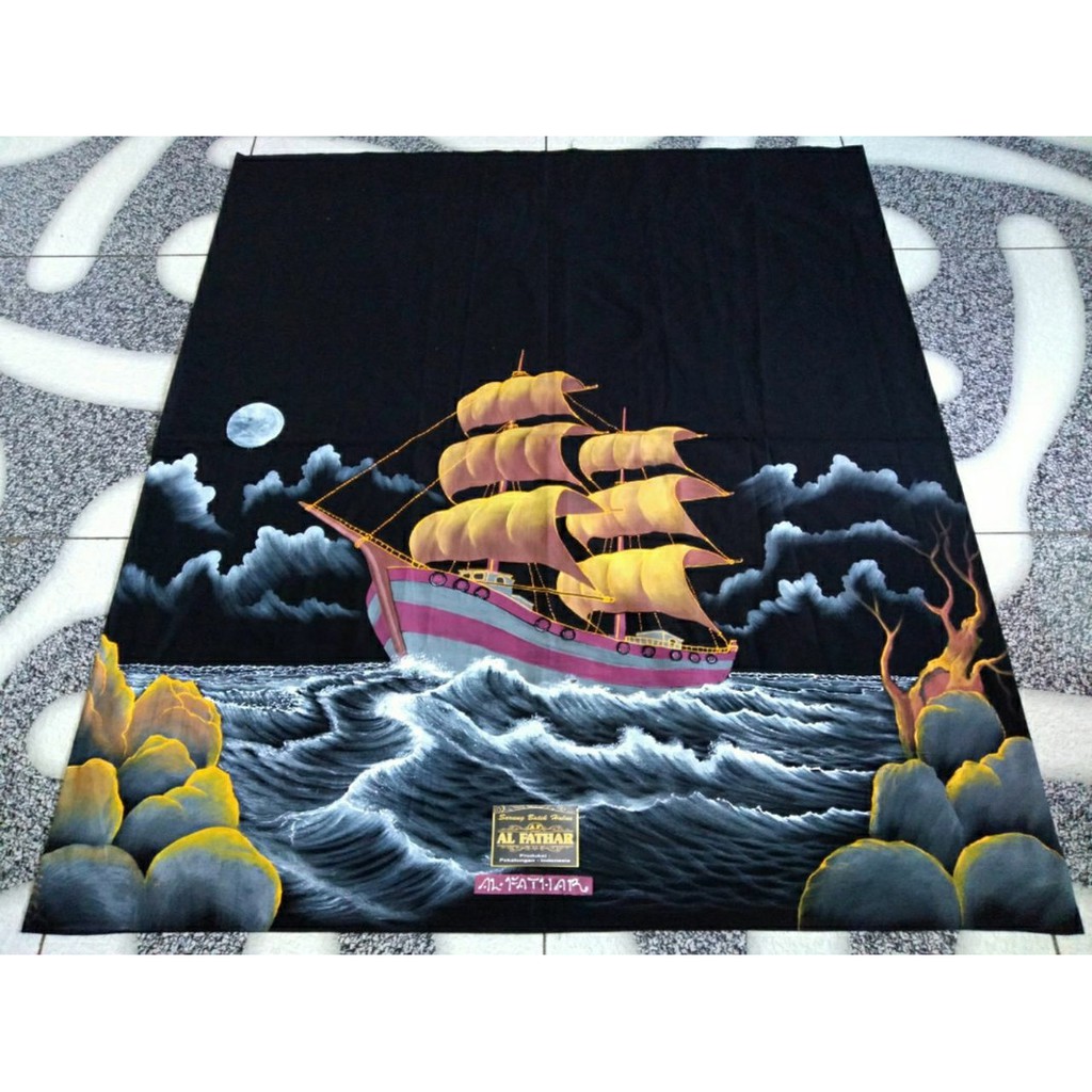 

SARUNG LUKIS ASLI PEKALONGAN I HANDMADE I KAPAL PINISHI