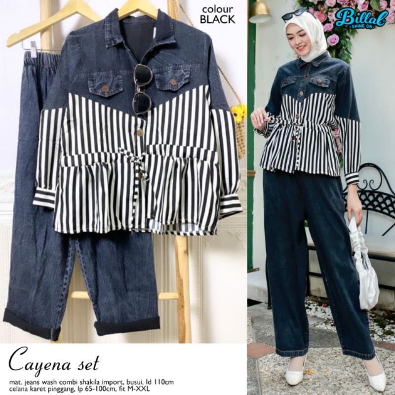 BAJU SETELAN WANITA KEKINIAN CAYANA SET BAHAN ADEM NYAMAN BEST SELLER