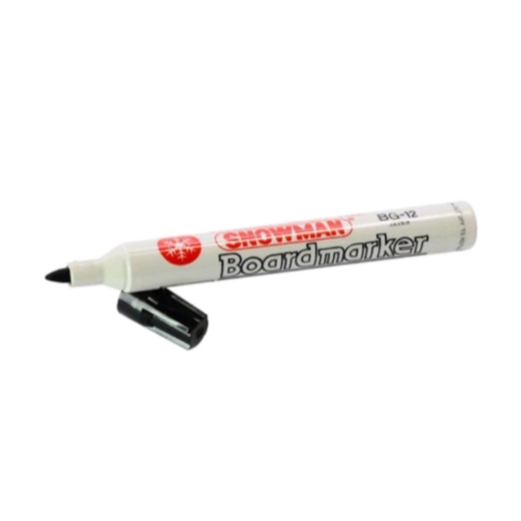 SNOWMAN Marker Whiteboard BG-12 - Black,Blue,Red