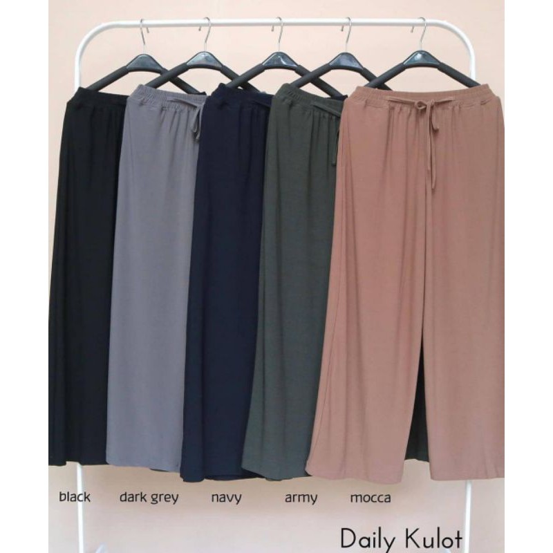 GROSIR KULOT JUMBO // CELANA PANJANG WANITA MURAH // DAILY KULOT-3