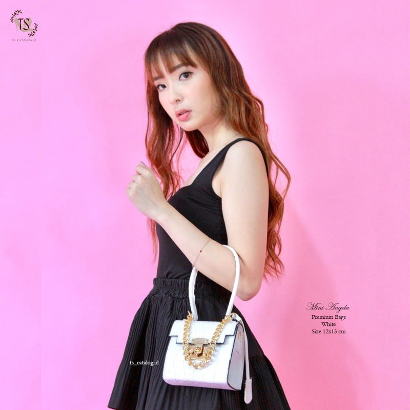 BAZAR CUCI GUDANG Tas Wanita Slingbag Premium Mini Angela