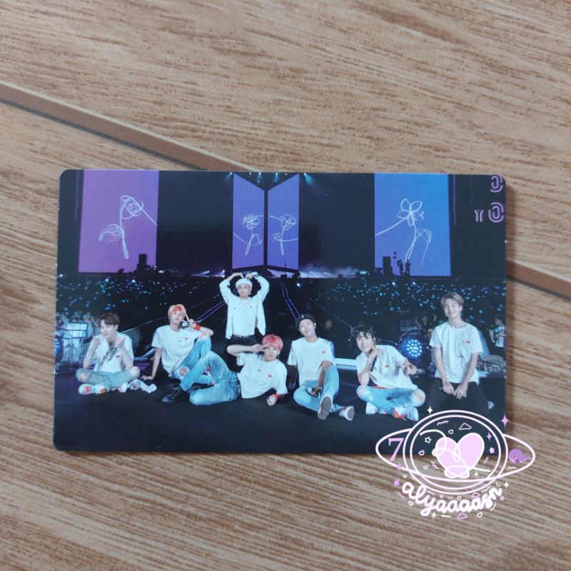 OFFICIAL PHOTOCARD PC LOVE YOURSELF LYS GROUP || SEOUL BLURAY ||EUROPE || NAMJOON RM SEOKJIN JIN YOO