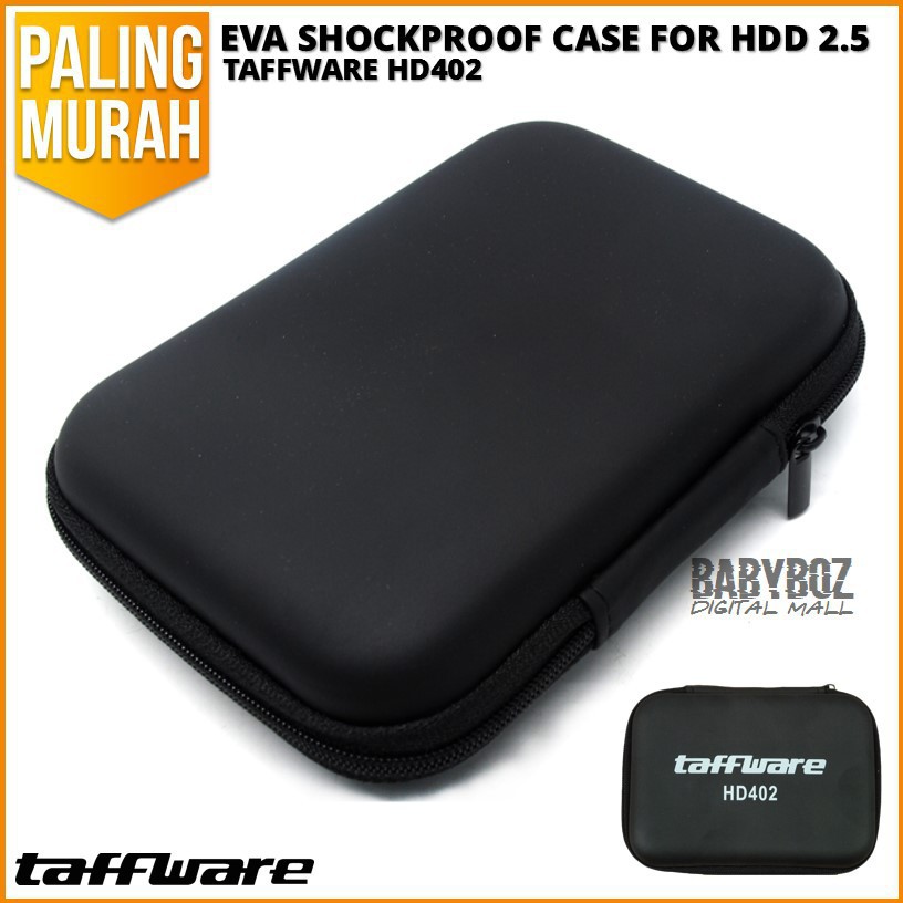 Taffware EVA Shockproof Case HDD 2.5 Inch Hardisk power bank case dll Grab Medan