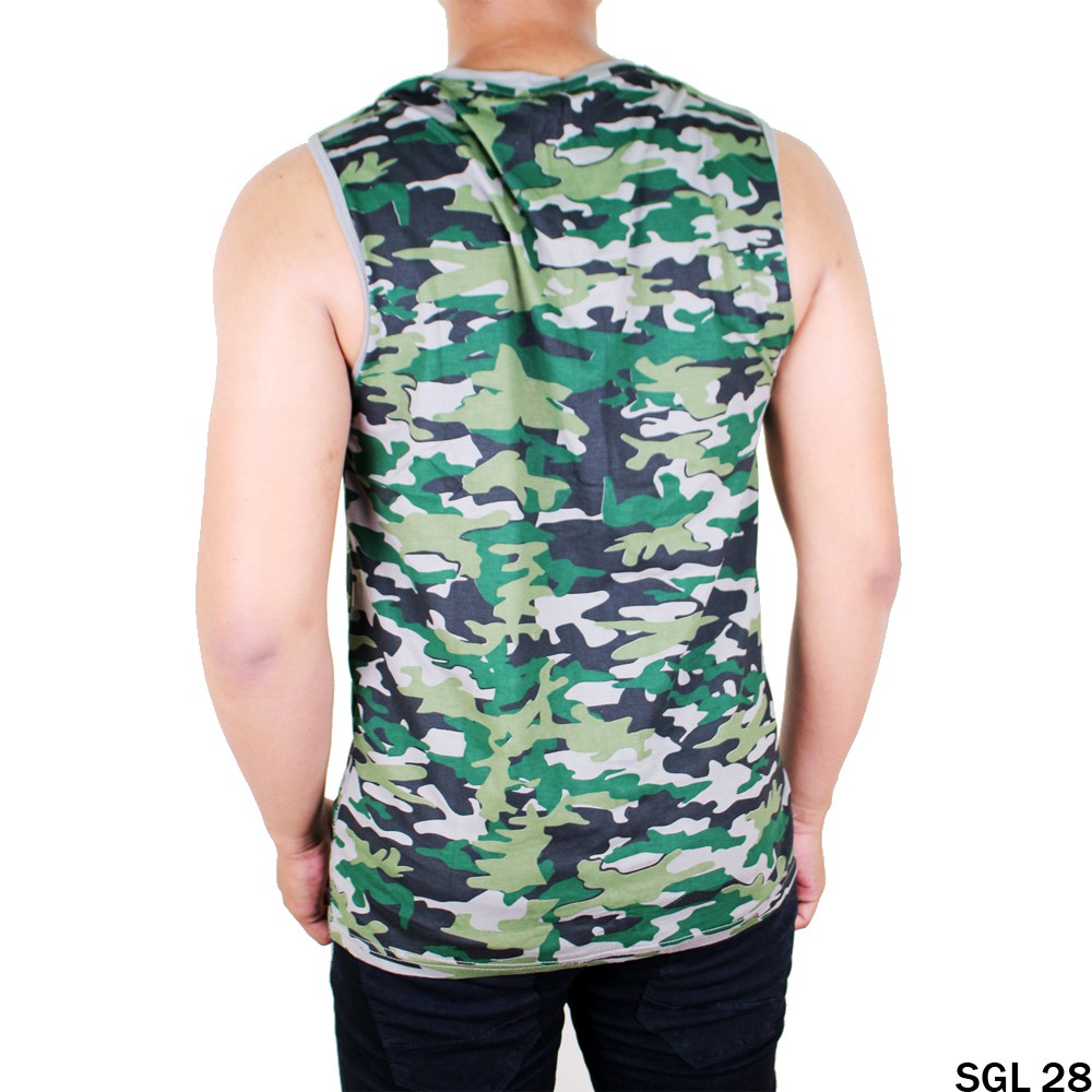 Kaos Army Singlet Dalaman Pria-SGL 28