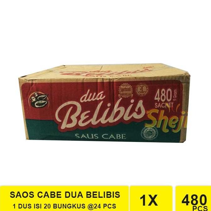 

Sambal Belibis Sachet 1 Dus Isi 20Bungkus(480Sachet)