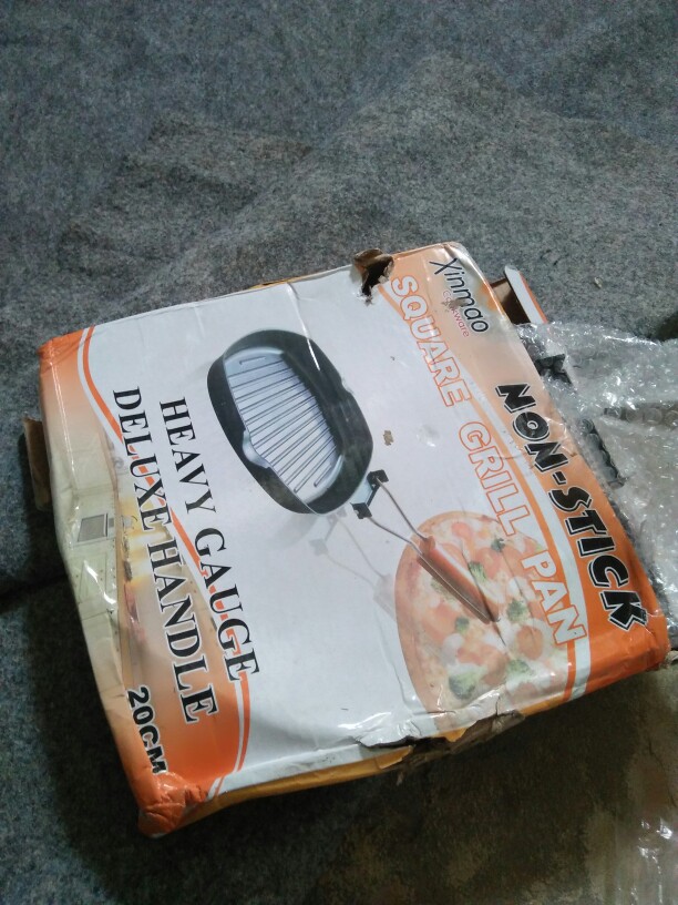 [free Buble ] Square Grill Pan 20 Cm