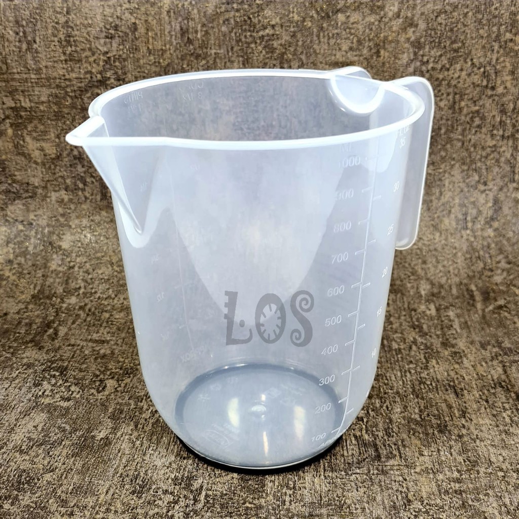 Gelas Takar-Ukur-Meassure Mug PLASTIK 1 liter (00327.00012)