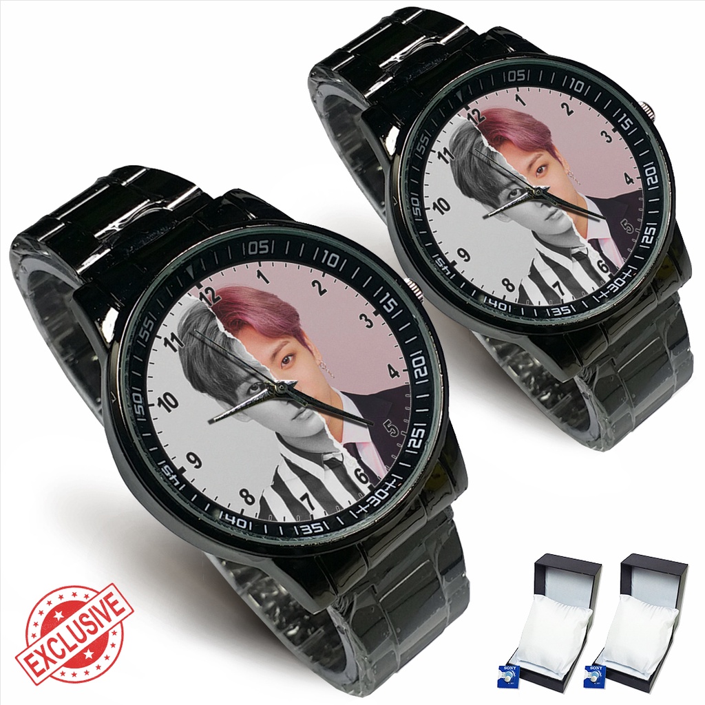 Jam Tangan Rantai Couple K-POP BTS JUNGKOK (Keren)