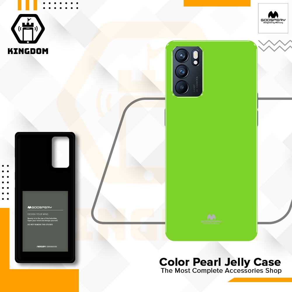 Soft Case Oppo Reno 6 Pro 5G Goospery Pearl Jelly Case