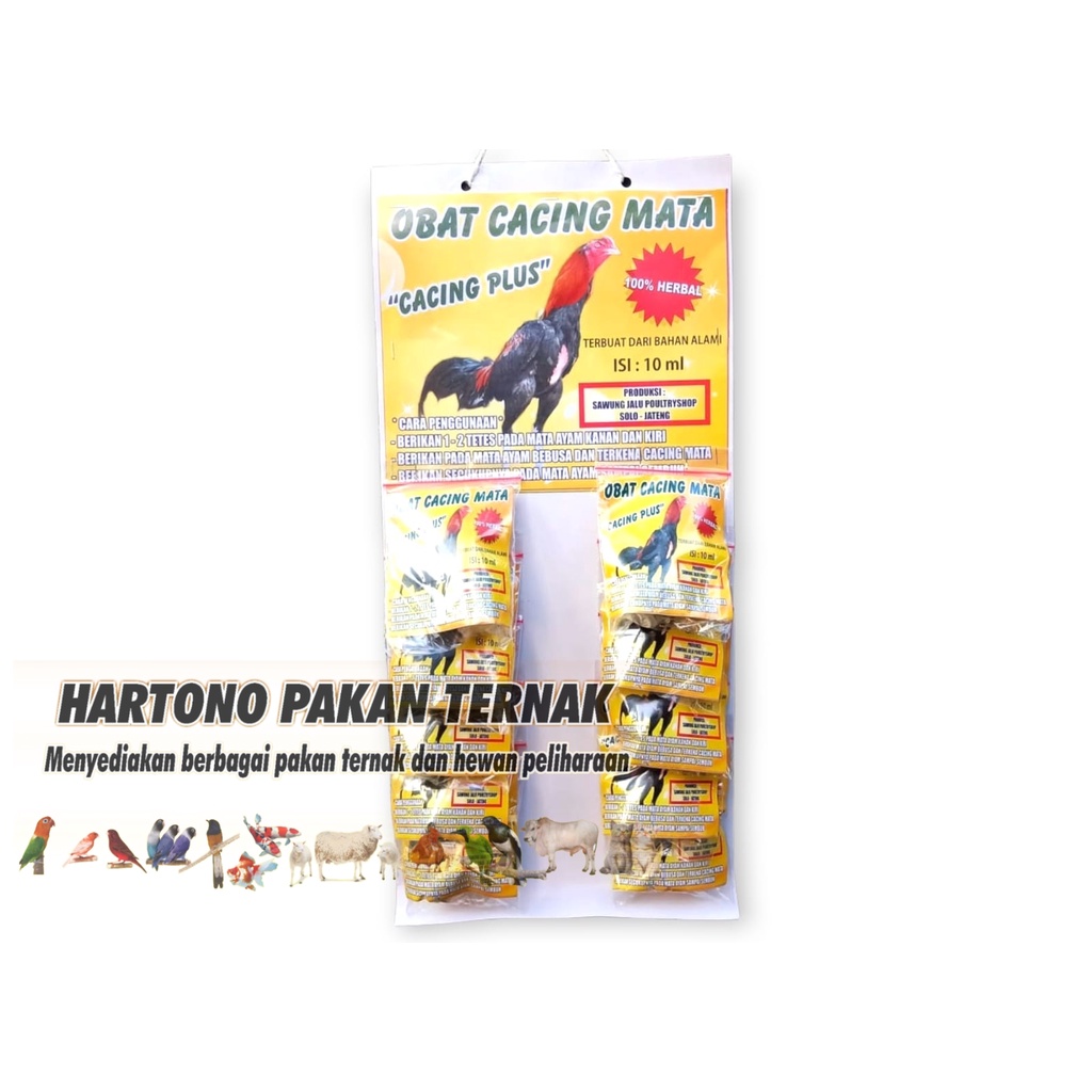 OBAT CACING MATA CACING PLUS mata ayam cacingan