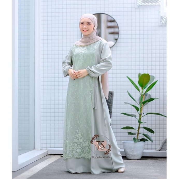 Baju Wanita TERMURAH Gamis Axelin Maxy