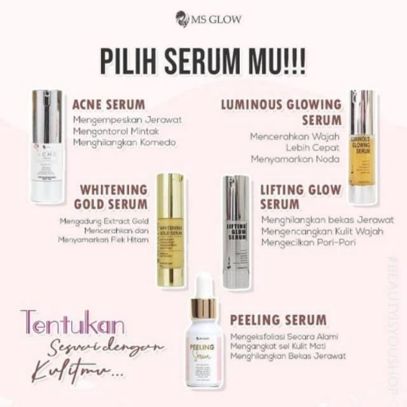 (SELLER RESMI) Serum Ms Glow ORIGINAL