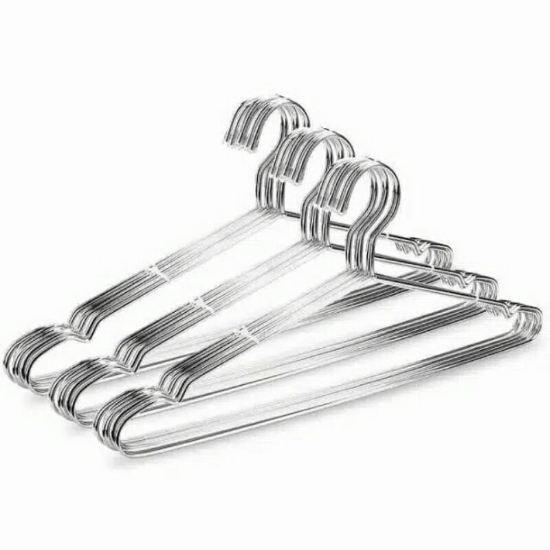 Hanger baju stainless / Hanger baju / gantungan baju