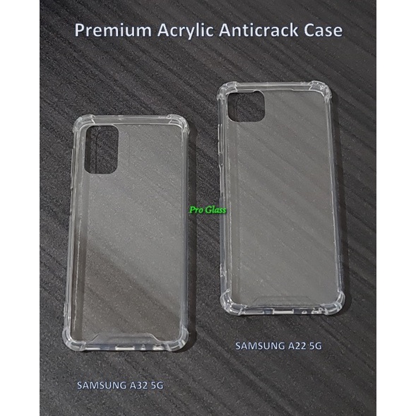 Samsung A22 5G / A32 5G Anticrack / Anti Crack ACRYLIC Case Premium