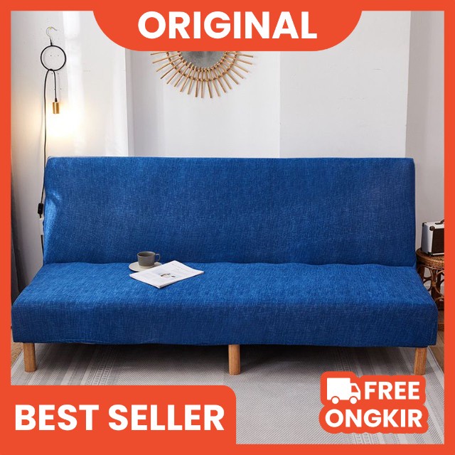 Sarung Sofa Bed Polos Elastis Tanpa Tangan High Quality Murah Berkualitas