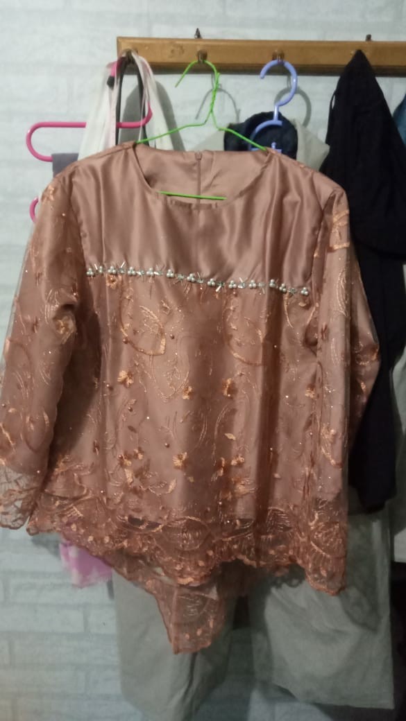 Couple Kebaya Batik Ayudia Sarimbit Kebaya Selendang Baju Tunangan Wisuda Kemeja Couple Murah