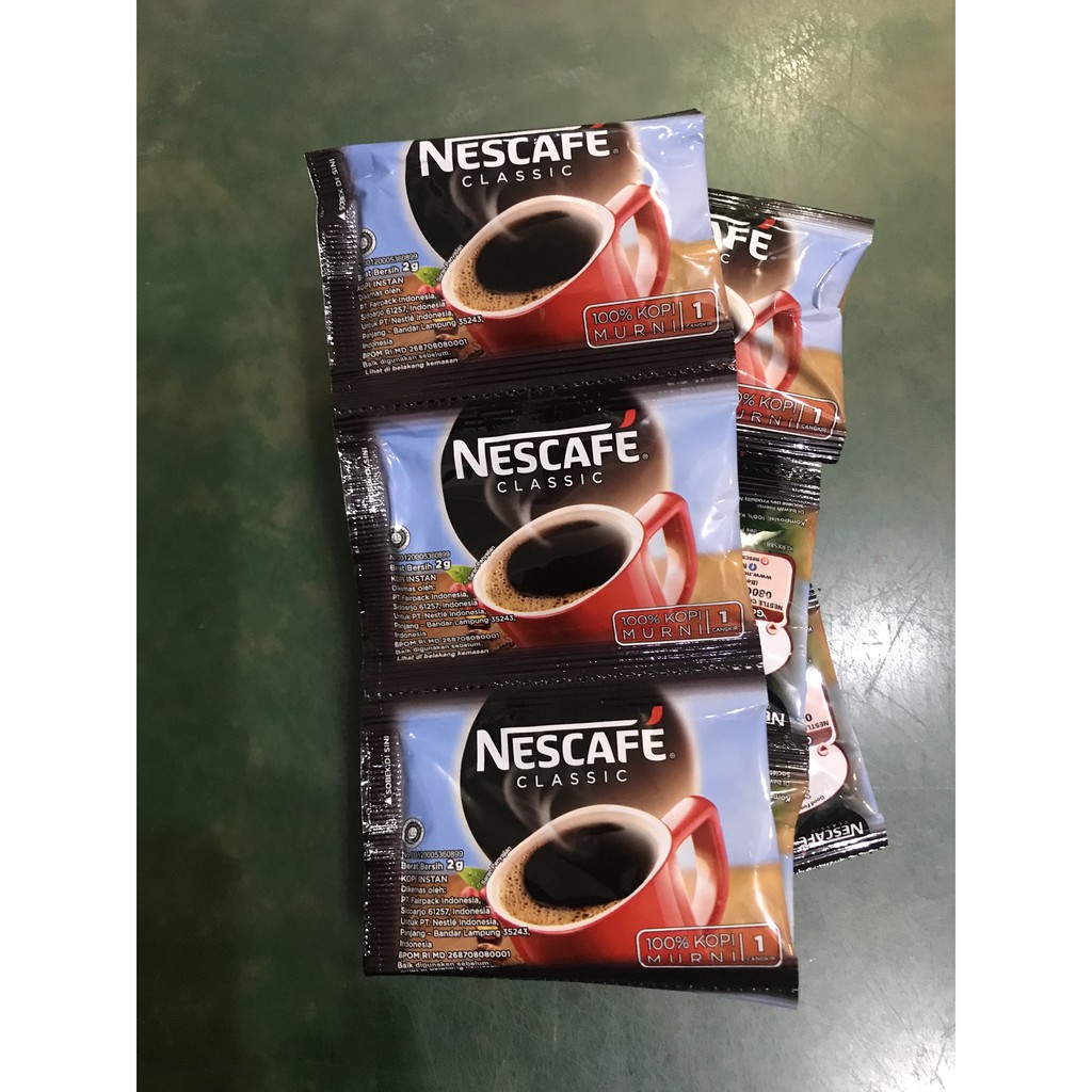 Nescafe Sachet 2 gram 1 renteng isi 10 sachet