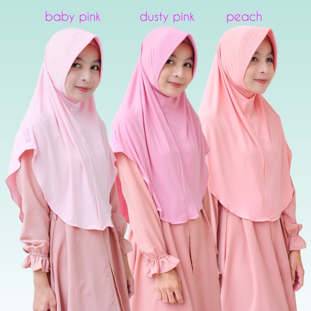 GOSEA - GOMINI (gosea mini) warna 2 - bergo jersey stella bergo dewasa dan anak