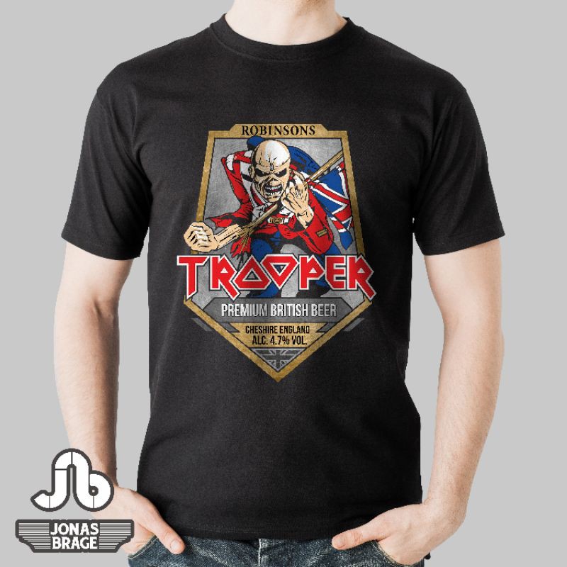 KAOS IRON MAIDEN TROOPER BEER KODE A