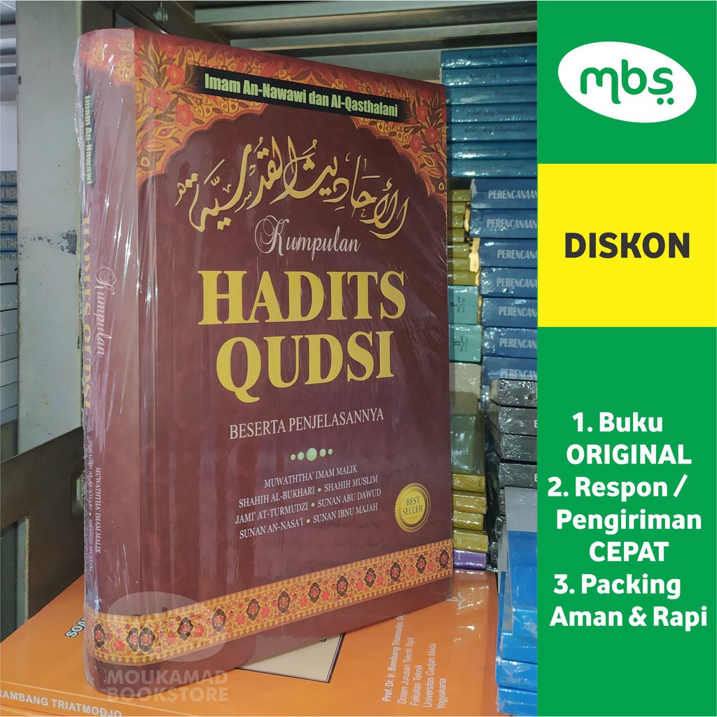 Jual Buku Kumpulan Hadits Qudsi Beserta Penjelasannya Imam An Nawawi Dan Al Qasthalani