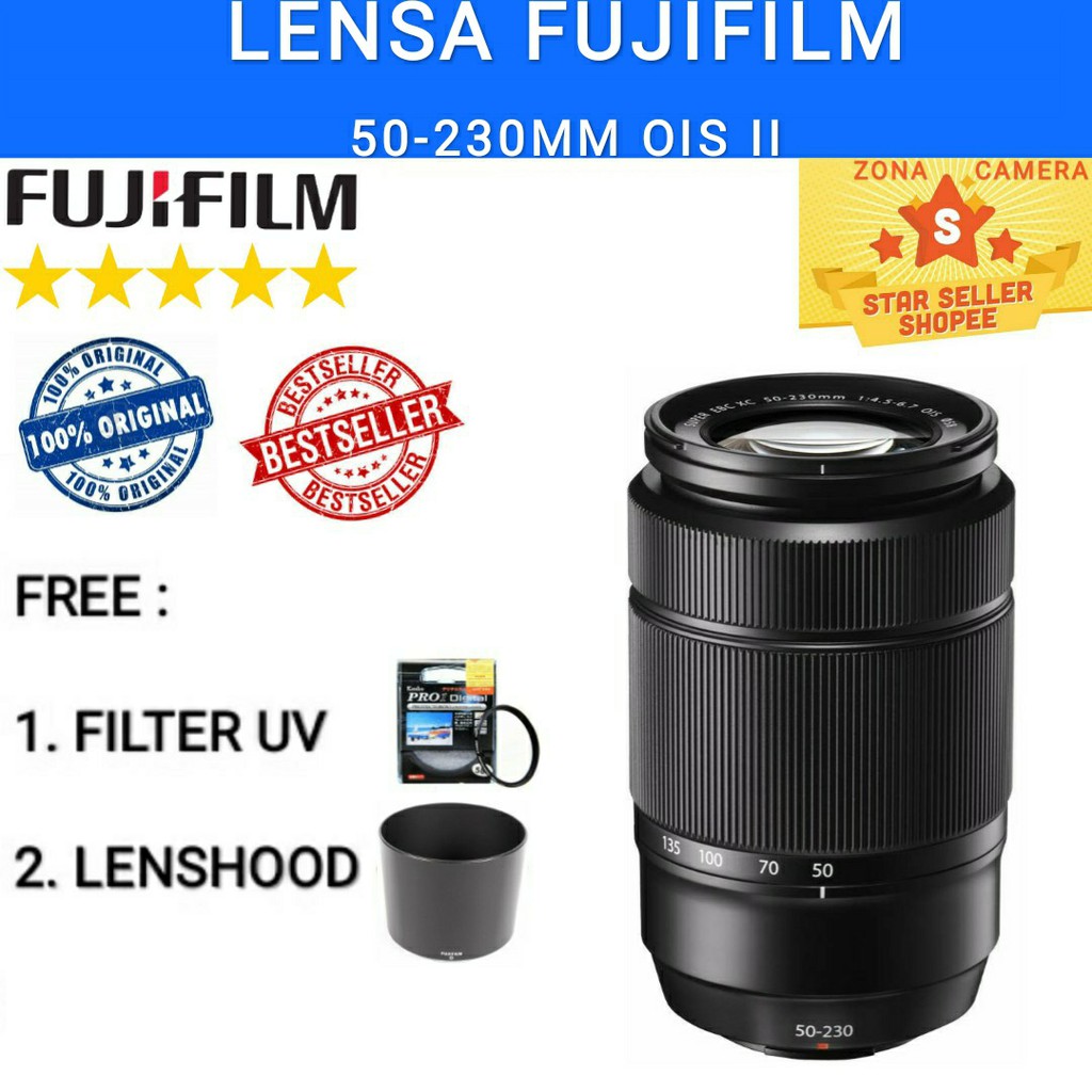 LENSA FUJIFILM 50-230MM 50-230 OIS II / LENSA FUJIFILM FUJI FUJINON 50-230MM 50-230 OIS II - PAKET