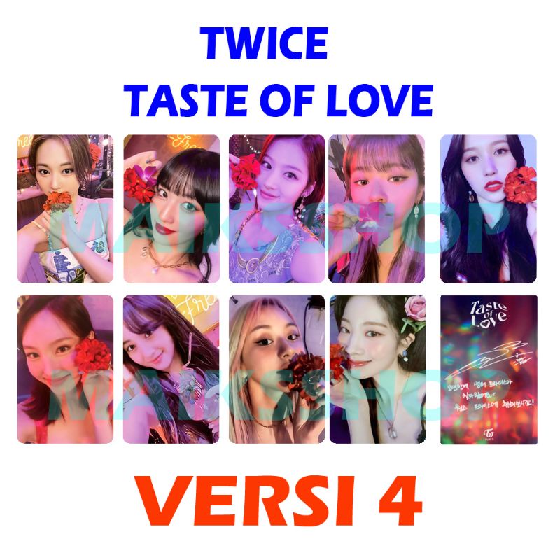 Twice Taste of Love Photocard Kpop