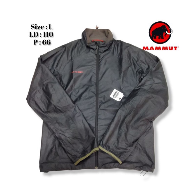 jaket outdoor second mammut size l