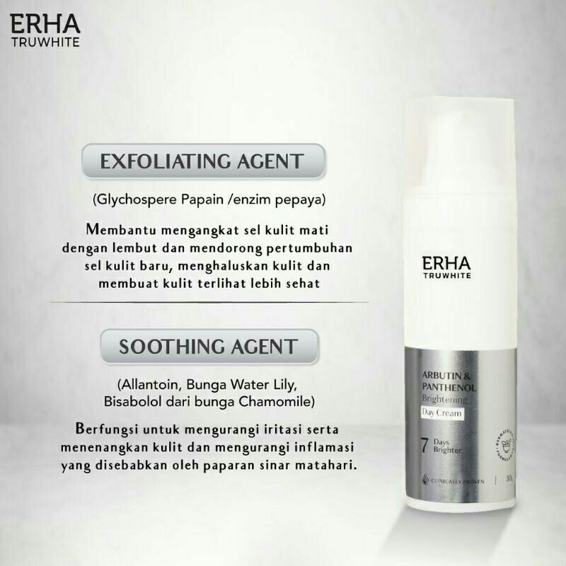 Erha Truwhite Arbutin &amp; Panthenol Brightening Day Cream